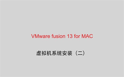 VMware fusion 13 for Mac 下载与安装
