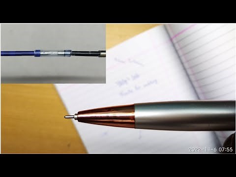 HOW TO FILL INK IN BALL PEN REFILL | BALL PEN REFILL | Venky's Lab