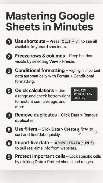 Spreadsheet Sensei on TikTok