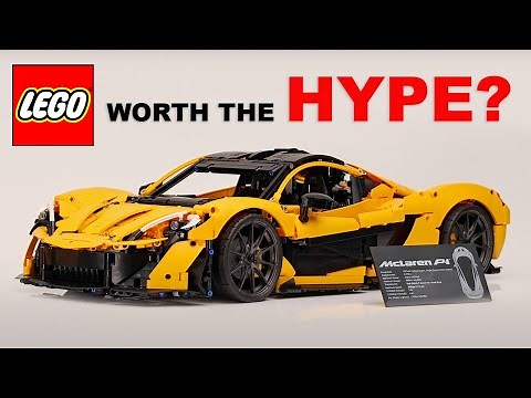 LEGO Technic McLaren P1 42172 Unboxing, building and review.