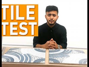 How to test Tile Strength | Quality Check of Floor and Wall Tiles | Tile Testing Process Explained