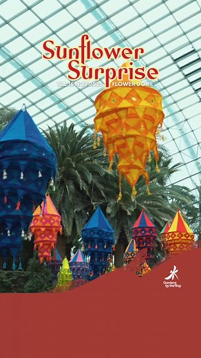 Immerse in a rich cultural journey amidst sunflowers & marigolds at Flower Dome! Tickets from $12. | Gardens by the Bay