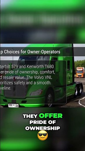 Best Semi Trucks Cascadia vs Peterbilt vs Volvo VNL