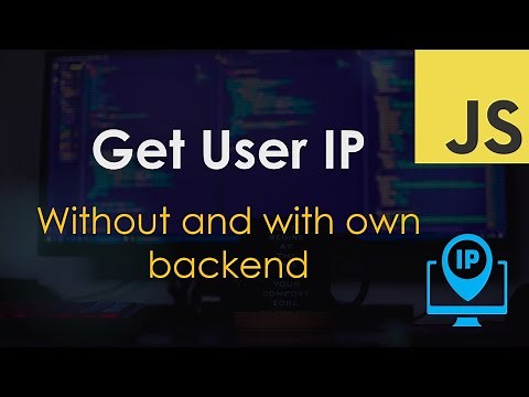 Get User IP Address with JavaScript (without and with own backend)