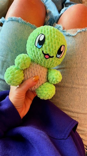 ✨ New itty bitty pattern coming soon ✨ along with a felt eye drop and cute little felt mouths!!! SHOOTING for this weekend but not 100% yet. Keep following for updates 💚💚 #kaytedids #turtle #crochetturtle #squirtle #ninjaturtles | Kayte-Did's Crafts