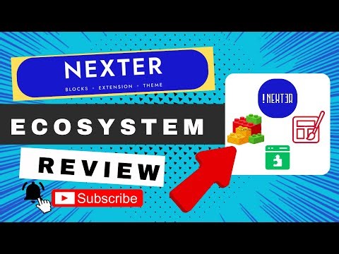 Building a website using the Nexter Ecosystem in WordPress!