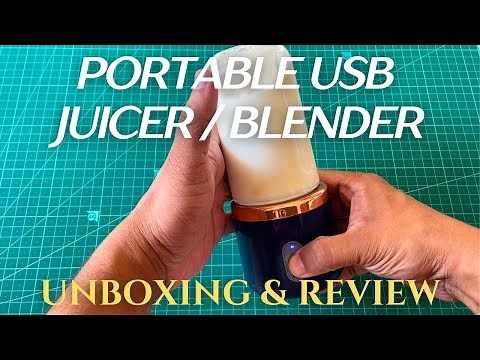 Portable USB Juicer - Unboxing & Review