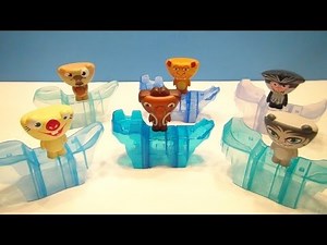 MCDONALDS ICE AGE CONTINENTAL DRIFT HAPPY MEAL COLLECTION VIDEO REVIEW