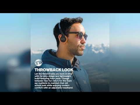 Review: JLab Rewind 2 Wireless Retro Headphones, 20+ Hours Playtime, App Support, Bluetooth Mu...