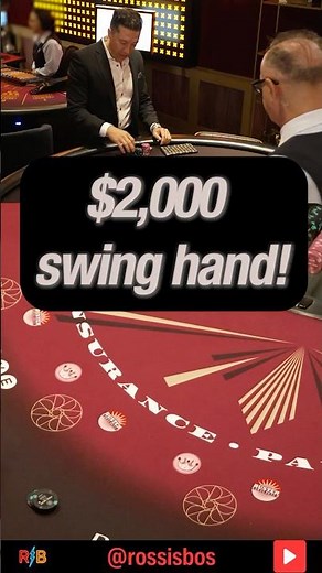 $1,000 Double Down! High Limit Blackjack #rossisboss