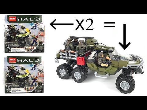 Halo Infinite Mega Construx Warthog Rally ALT Build!