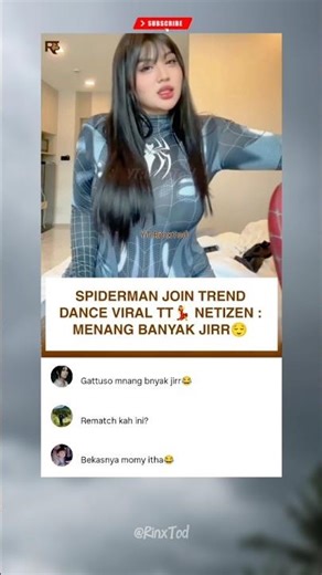 SPIDERMAN JOIN TREND DANCE VIRAL TT #dancevideo #trendtiktok #tiktoktrend