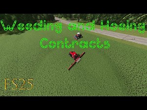 FS25 How to do the Weeding and Hoeing Contracts