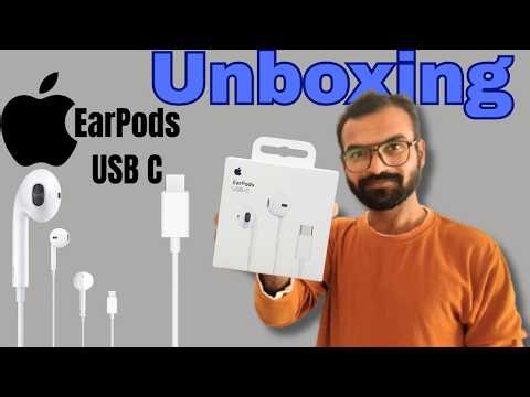 Apple EarPods USB-C Unboxing