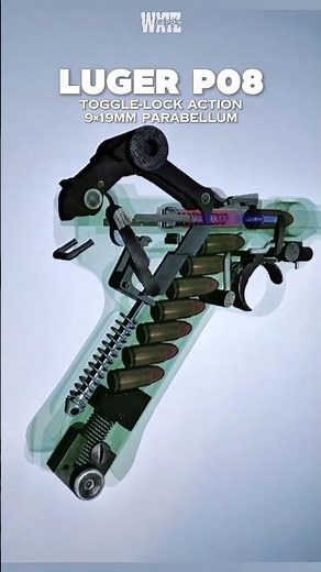 Luger P08: The Iconic Toggle-Lock Mechanism!