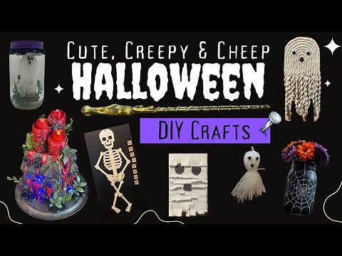 🎃 8 Fun and Spooky Halloween Crafts | DIY Halloween Decorations for Kids & Adults 👻
