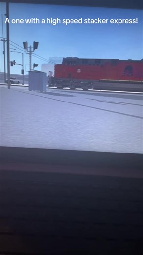 A one with a high speed stacker express! #uprr #trainsoftiktok #unionpacific #fyp #foryourpage @Union Pacific