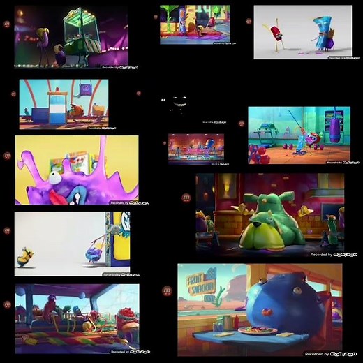 12 fruitsnackia commercials at once