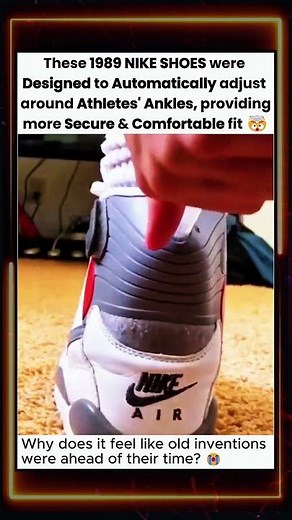 These 1989 Nike Shoes Could Adjust Around Athletes' Ankles! 🤯
