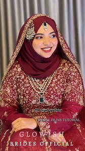 Walima day bridal hijab tutorial 🌸❤️ Muslim beautiful bride 🌸 try this hijab tutorial Elegant Hijab style 🌸 tag ur pasandida aurat 💕 Follow For More 🫶 . . . . . . . . . . . . . . . . . . . . . #hijabi #bridalhijabstyles #hijabifashion #muslimah #partywear #islamic #ootd #smallbusiness #onlineshopping #viral #viralvideos | HR Hijab Gallery
