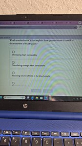 Which mechanism of action explains how spironolactone is useful... | Filo