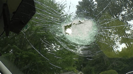 'Going to kill someone': Cement block thrown through car's windshield on Seattle freeway