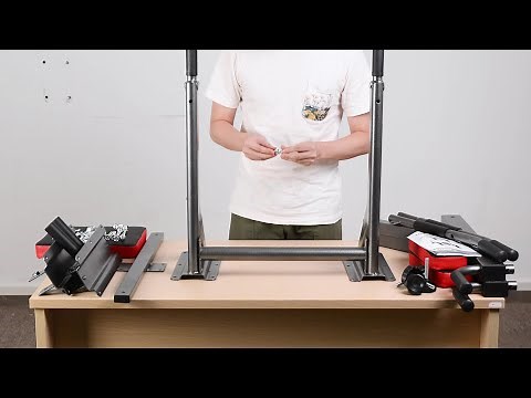 Installation: Pull Up Bar Dip Station OT076 | ONETWOFIT