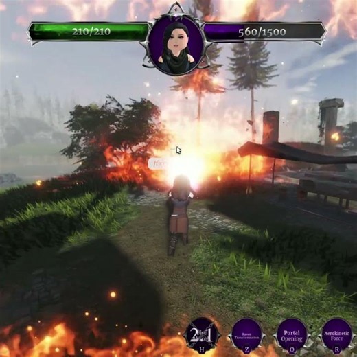 Yennefer Fire Magic Reveal in | Witchwood |