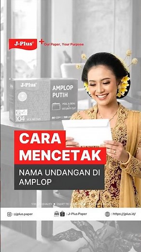 Cara Mudah Cetak Nama Undangan di Amplop Biar Rapi
