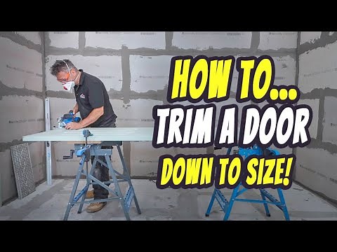 How To Cut The Bottom Of A Door! | Complete Guide | Tiling Trade Tips