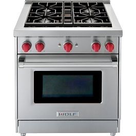 Wolf GR304-LP - 30" Gas Range - 4 Burners - Liquid Propane