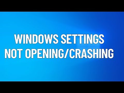 Windows Settings App Not Launching/Crashing FIX [2021]