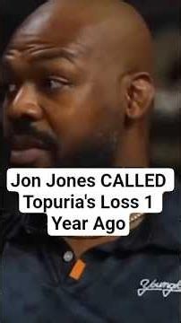 Jon Jones CALLED Topuria's Loss 1 Year Ago #jonjones #iliatopuria #justingaethje #ufcwhitehouse #ufc