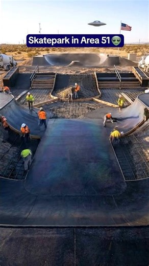 Area 51 Concept Skatepark! 👽 #area51 #construction #skatepark
