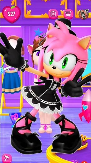 AMY ROSE COSPLAY BY MY TALKING ANGELA 2 #amyrose #sonic #viral #shorts #fyp #trending