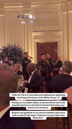 "Chills 🇺🇸 The U.S. Army Band just delivered an absolutely stunning ... | military singing