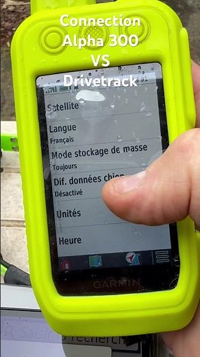 Connecter sa tablette garmin drive track et sa centrale alpha 300
