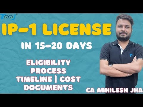 IP-1 License Registration Eligibility, Process, Timeline, Cost & Documentation | Apply IP-1 License