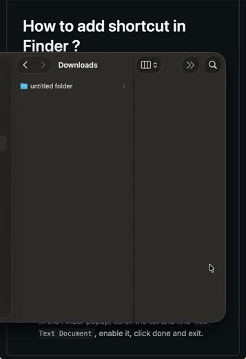 How to add shortcut in Finder #tecqmate #macbook #macos #macbookpro #macbookair #macosx #techshorts