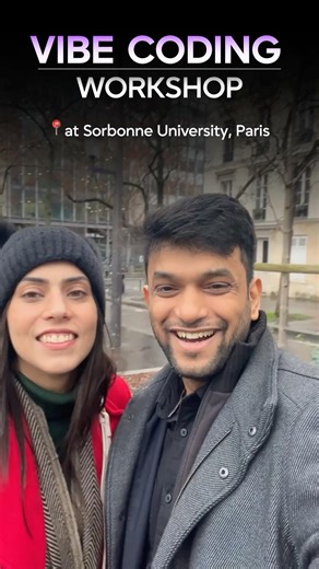 Teaching Vibe Coding at Sorbonne University Paris!!