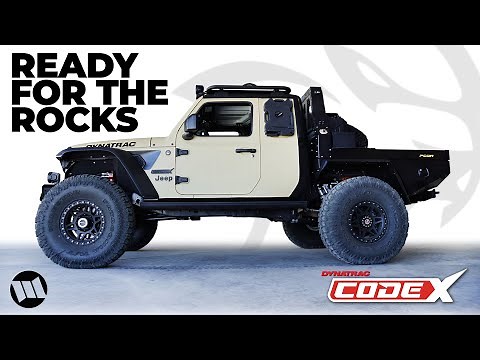 Jeep Gladiator Truck 2 Door Extra Cab Overland on 40 Inch Tires with a HELLCAT HEMI - DYNATRAC CODEX