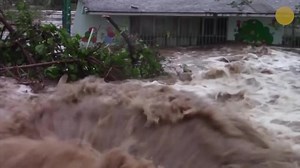 Southern Mexico flooded by Hurricane Agatha storm surge