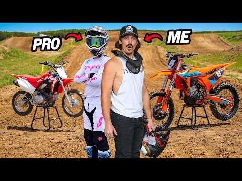 CAN A PRO BEAT ME ON A KIDS BIKE?