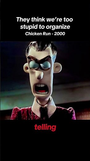 Chicken run’s best scene is a wake up call #chickenrun #chickenrun2 #claymation #movieclips