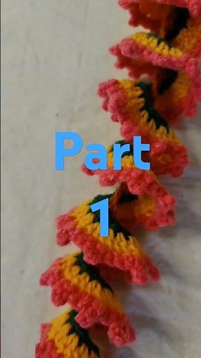 crochet wind spinner step 1