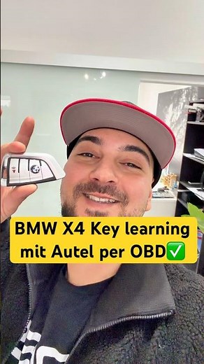 Programming a BMW X4 F26 key – G or F style doesn't matter. Using CAS via Autel directly through ...