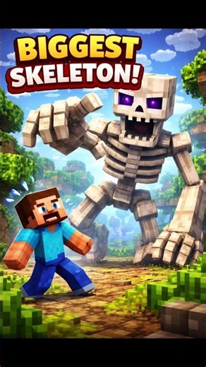 Minecraft Me Sabse Bada Skeleton 😱💀