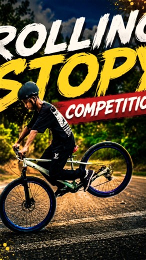 🔥 Rolling Stopy Competition 😱 | Who Did It Best? 🚴#shorts #Rollingstopy #competition