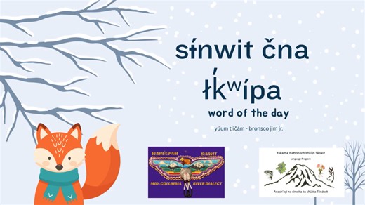 The Ichishkíin Word of the Day for December 15th is “mún” meaning "when? whenever, sometime, anytime". See the sample video below for more information. To view previous Word of the Days, refer to the Language Program's YouTube Channel: https://bit.ly/yak-ich-youtube. Want to receive the Word of the Day in your email inbox? Visit https://bit.ly/WOD-signup-fb to sign up today. | Yakama Nation Language Program