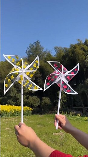 How to Make DIY Paper Pinwheel Windmill 🌸 Easy Paper Craft Tutorial for Kids & Beginners #paperart